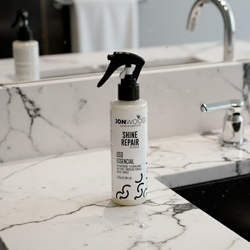 SHINE REPAIR - Brilho Espelhado, Reconstrução & Proteção Térmica